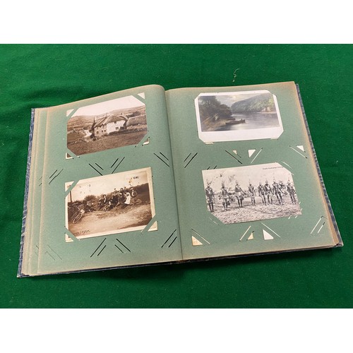 241 - Postcards: an album of approximately 145 postcards, to include photographic, topographical, royalty ... 