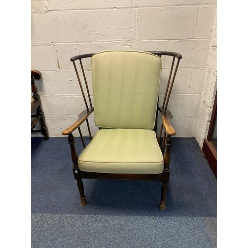 365 - An Ercol style fireside chair -