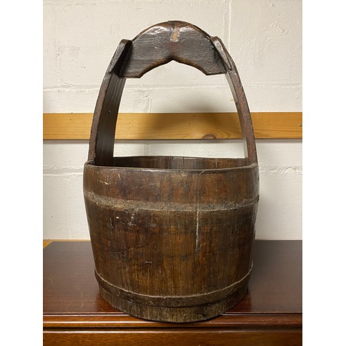 417 - An antique pail -