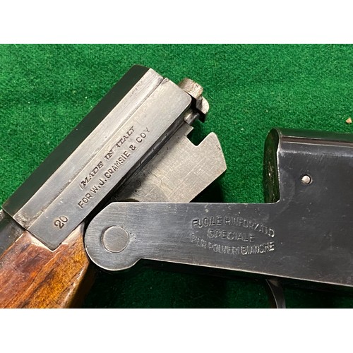 430 - A 20th century folding 20 gauge single barrel hammerless shotgun, S/No. 04348 -