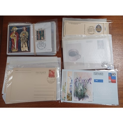 274 - Stamps: Leichtenstein P O Cards with F D cancels (stamps cat. £260) and postal stationery -