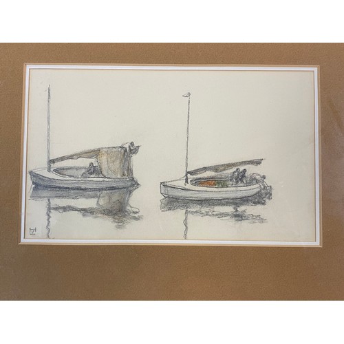 194 - Ludwig van Hofmann, 1861-1945                                                     
'Boats', sketch, ... 