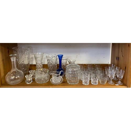 177 - A quantity of cut glassware -