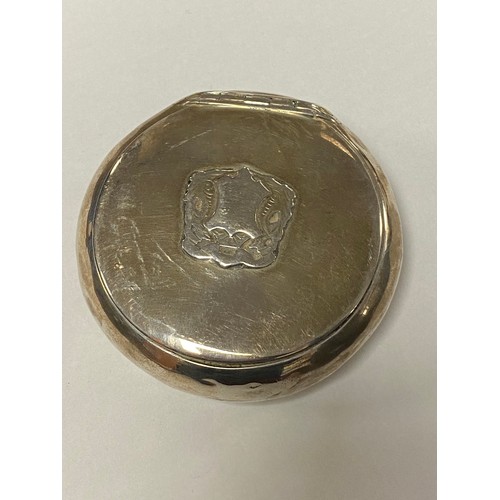 5 - An Edwardian silver squeeze action tobacco/snuff box Birmingham 1910 -