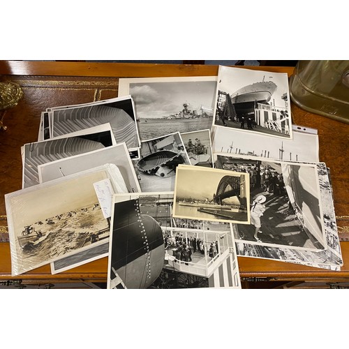 164 - Of maritime interest: approximately 160 maritime shipping photographs, including ocean liners, freig... 