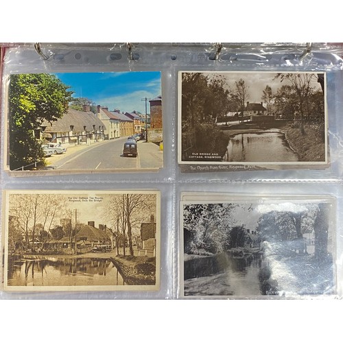 207 - Postcards: a folder of approximately 150 postcards, mostly local interest, including Ringwood and Fo... 