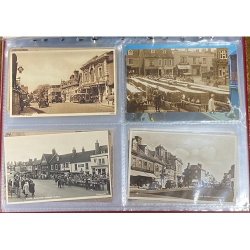 207 - Postcards: a folder of approximately 150 postcards, mostly local interest, including Ringwood and Fo... 