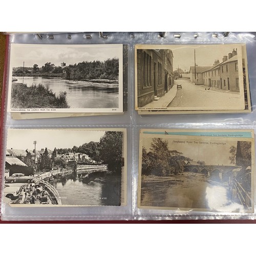 207 - Postcards: a folder of approximately 150 postcards, mostly local interest, including Ringwood and Fo... 