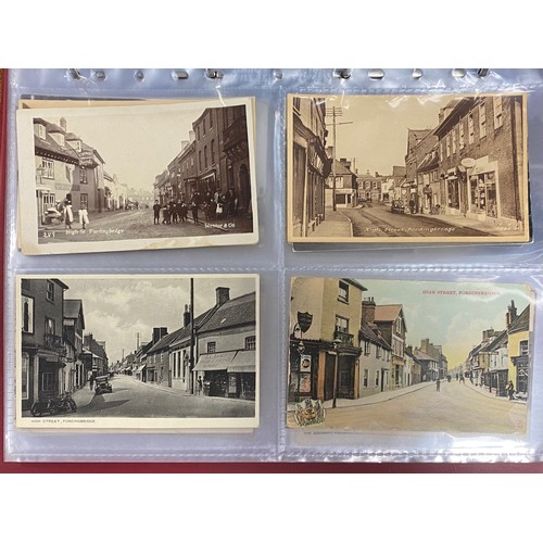 207 - Postcards: a folder of approximately 150 postcards, mostly local interest, including Ringwood and Fo... 