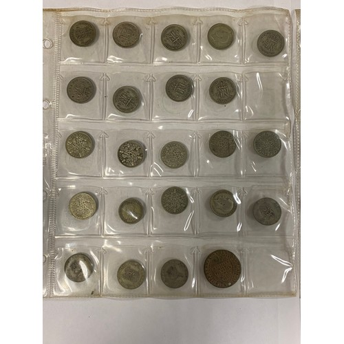 64 - Coins: a collection of GB coins, QV - QEII, silver noted -