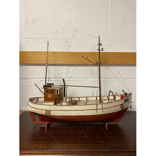 233 - A model fishing boat -