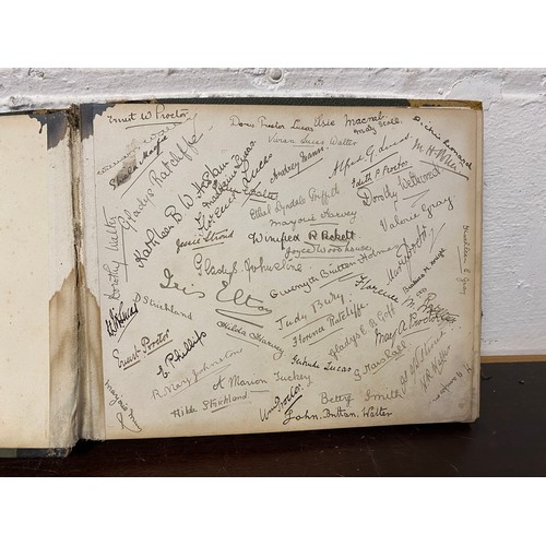 235 - An early 20th century autograph/sketch album -