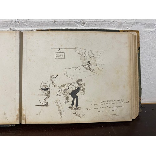 235 - An early 20th century autograph/sketch album -