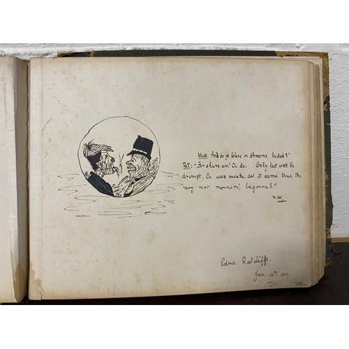 235 - An early 20th century autograph/sketch album -