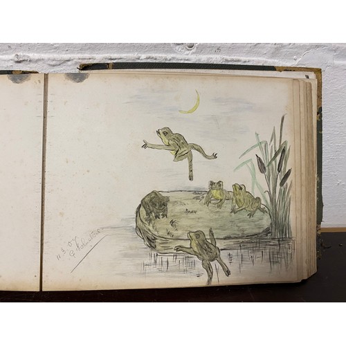 235 - An early 20th century autograph/sketch album -