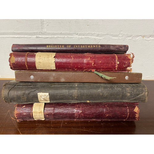 204 - Four late 19th-mid 20th century volumes relating to the Blackmore Vale Hunt, including accounts ledg... 