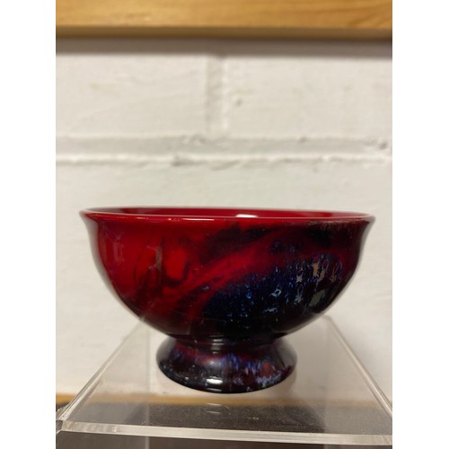 124 - A Royal Doulton Sung flambe ware bowl -