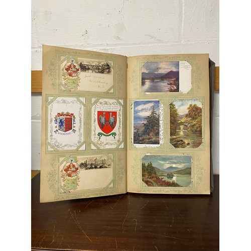 293 - Postcards: An album of approximately 178 postcards, including R P, French parade and other photograp... 