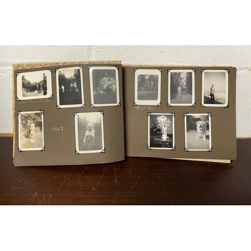 294 - Photographs: a 1920's/30's photograph album and another 1940's album -