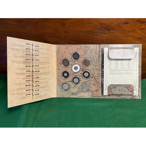 95 - The First World War Currency and Conflict coin set, including a 1914 George V half sovereign -