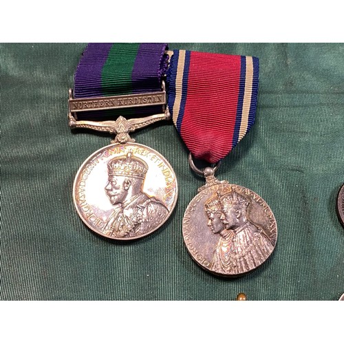 101 - Medals: a George V General Service Medal, with Northern Kurdistan bar, awarded to 364366 LAC SD Wilt... 