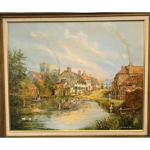 194 - Henry Woodward, 20th Century                                   
Old West Street, Ringwood, oil on ca... 