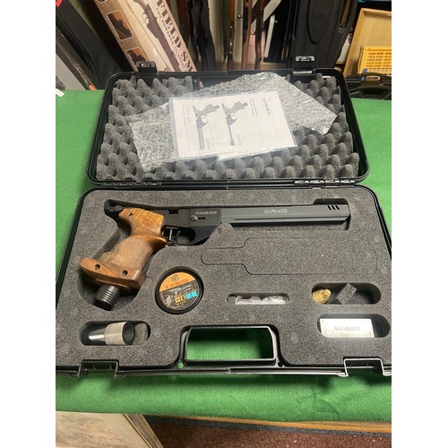 461 - An Alfa-air model alfa proj .177 PCP target pistol (maker Air Arms), boxed -