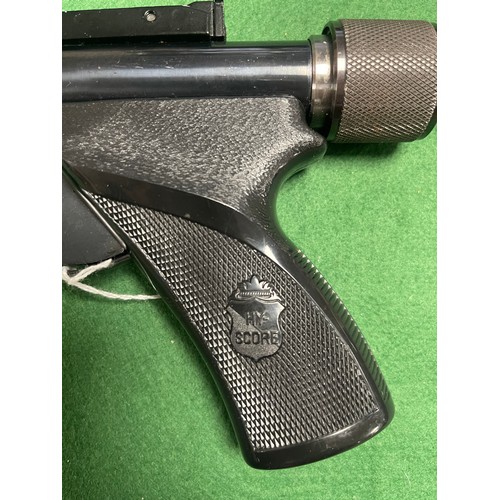 443 - A Hy-Score .177 spring air pistol model 802 -