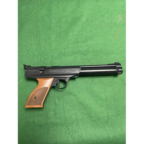 446 - A boxed Powerline model 717 .177 side lever action air pistol -