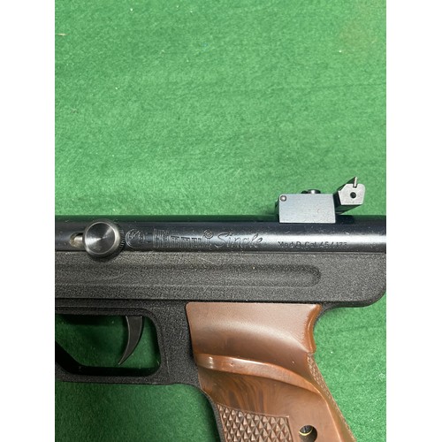 445 - A Hammerli model single .177 co2 air pistol -