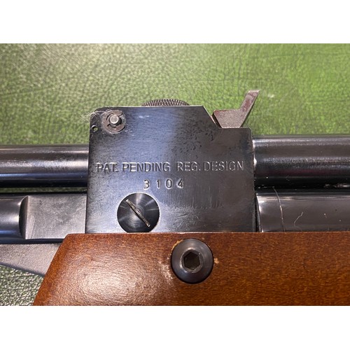 440 - A Sterling Armaments bolt action model HR81 under lever .177 air rifle and case -