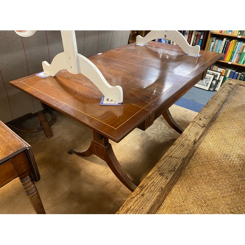 356 - A reproduction Georgian sofa table -