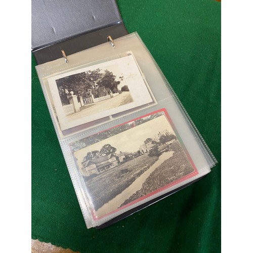 184 - Postcards: an album of approximately 140 postcards of Ringwood, Fordingbridge and other local intere... 