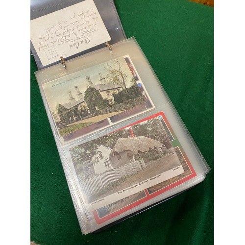 184 - Postcards: an album of approximately 140 postcards of Ringwood, Fordingbridge and other local intere... 
