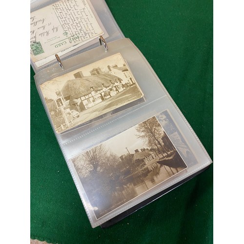 184 - Postcards: an album of approximately 140 postcards of Ringwood, Fordingbridge and other local intere... 