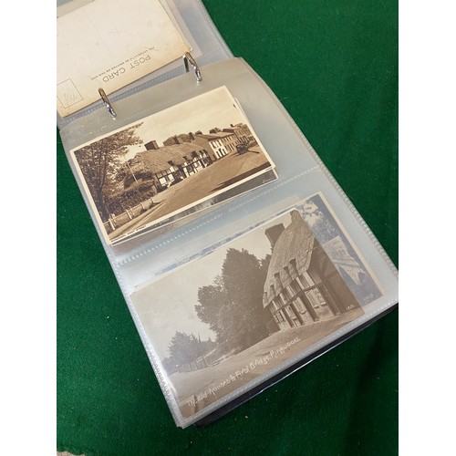 184 - Postcards: an album of approximately 140 postcards of Ringwood, Fordingbridge and other local intere... 