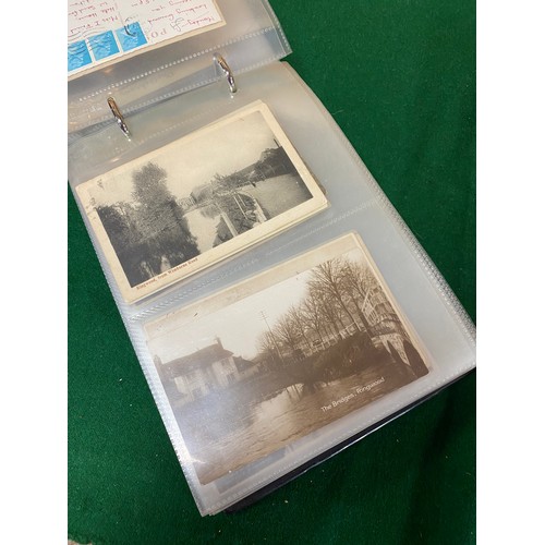 184 - Postcards: an album of approximately 140 postcards of Ringwood, Fordingbridge and other local intere... 