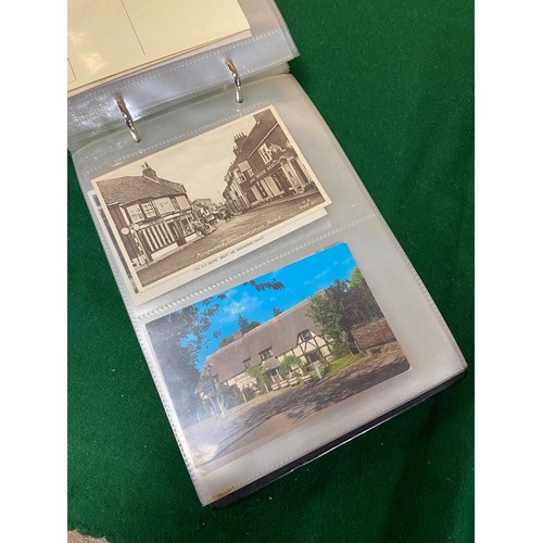 184 - Postcards: an album of approximately 140 postcards of Ringwood, Fordingbridge and other local intere... 