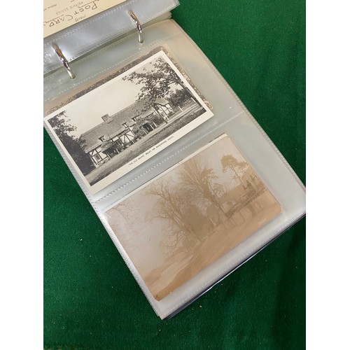 184 - Postcards: an album of approximately 140 postcards of Ringwood, Fordingbridge and other local intere... 