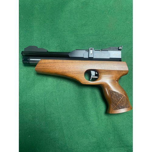 423 - A Brocock atomic super 6 .22 air pistol, multishot, no mag, PCP, boxed -