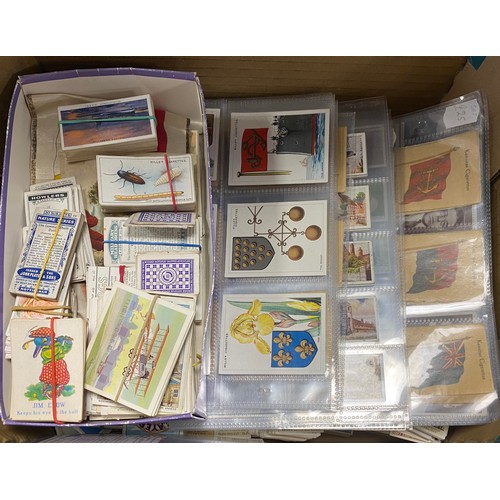 215 - Cigarette Cards: mixed sets of cigarette and trade cards -