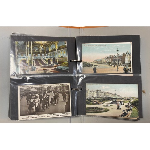 242 - Postcards: approximately 58 postcards of N W England interest, including Blackpool, Lytham and other... 