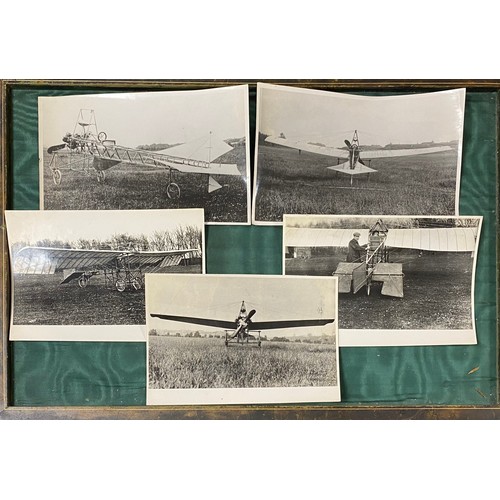 250 - A group of five photographs of early aviation interest -