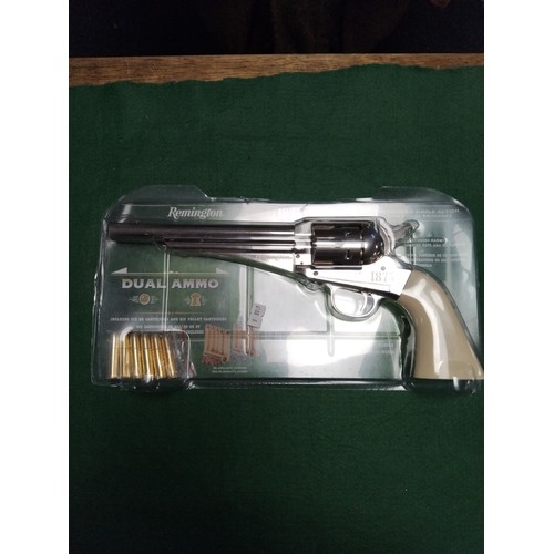 444 - A Remington 1875 .177 co2 revolver air pistol -