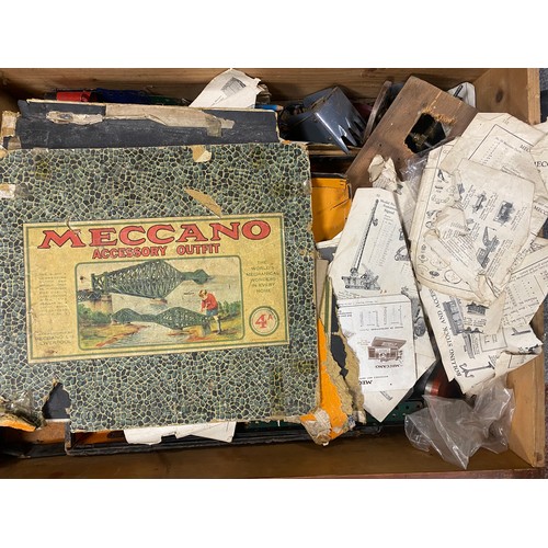 218 - A quantity of vintage Meccano -