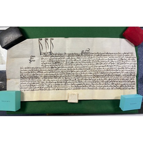 208 - An antiquarian hand written document, possibly referencing Reddenhall, Harleston, Norfolk -