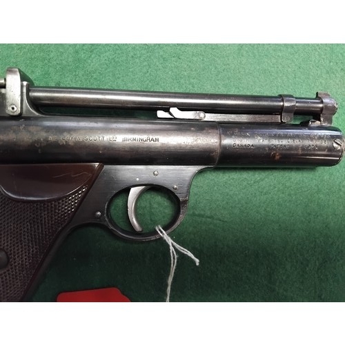 311 - A Webley Senior .177 break barrel air pistol -