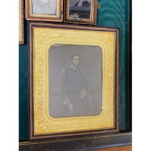 154 - A group of 19th century daguerreotypes -