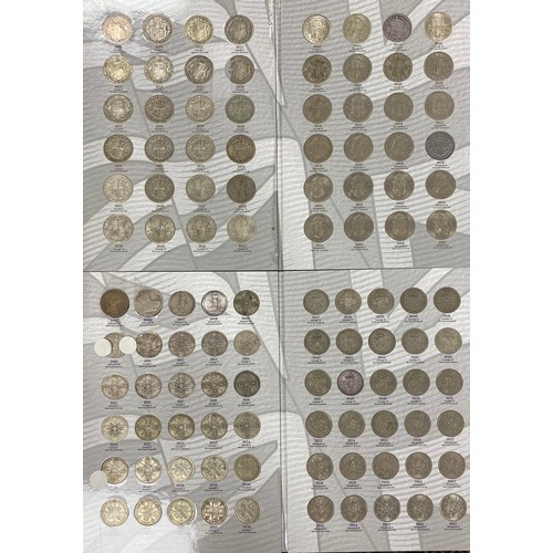 176 - Coins: a quantity of half-crowns and florins, QV - QEII -