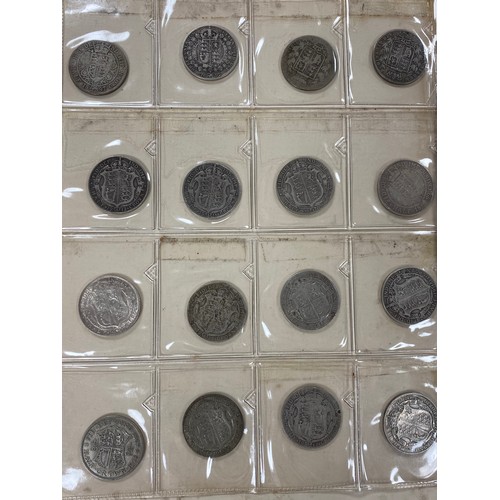 177 - Coins: a quantity of GB QV - QEII half crowns to farthings -